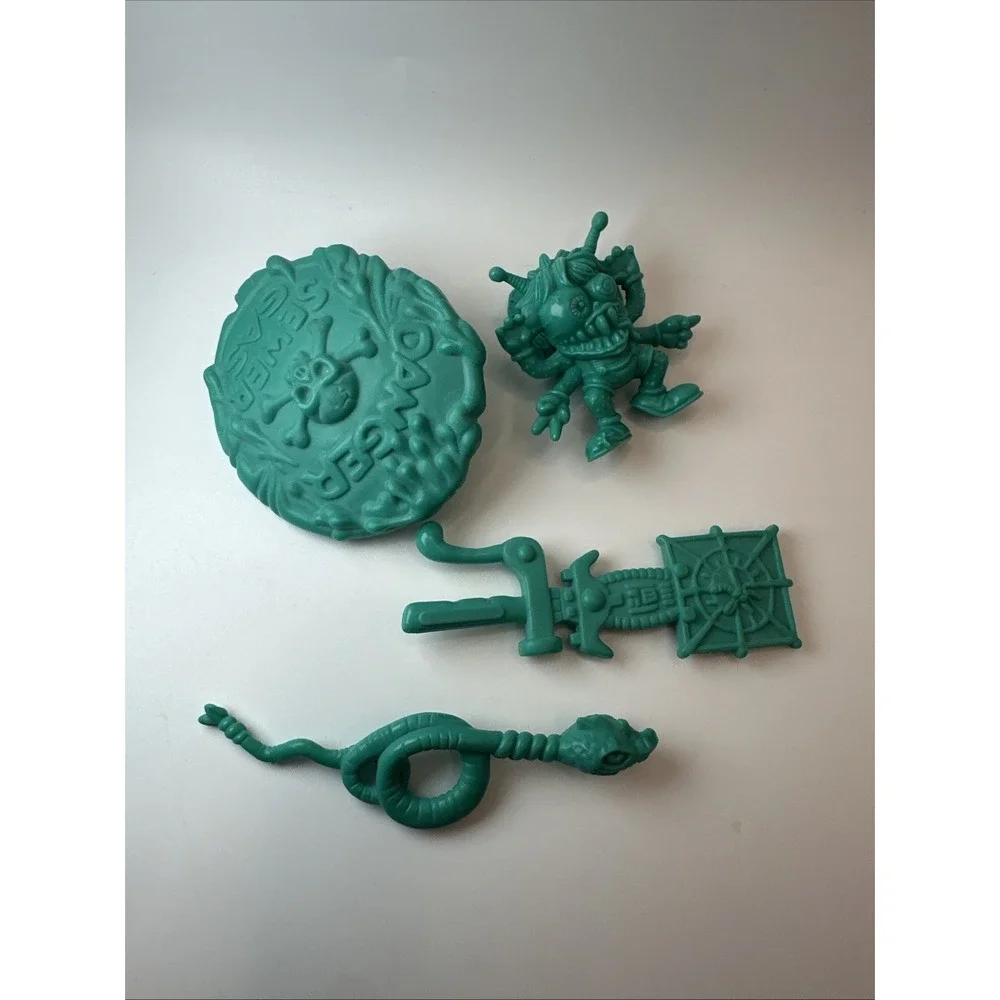 Vintage 1990 TMNT Napoleon Bonafrog w/ Card Teenage Mutant Ninja Turtles